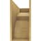 Ekena Millwork 12"W x 36"D x 24"H Classic Monterey Rough Cedar Woodgrain TimberThane Corbel, Primed Tan CORUR12X36X24MONRCPR - alternate 3